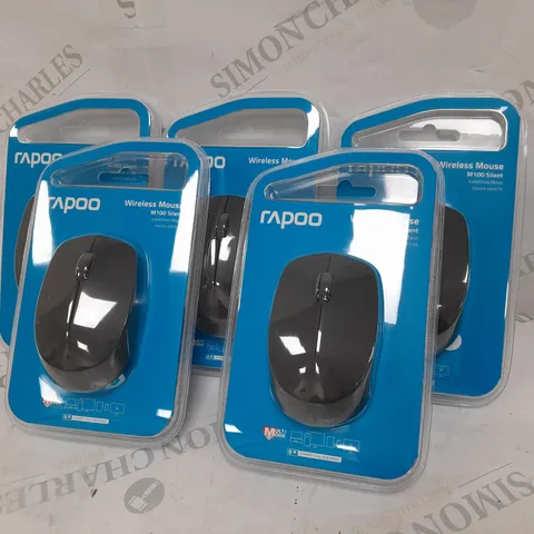 15 X BRAND NEW RAPOO WIRELESS MOUSE M100 SILENT 