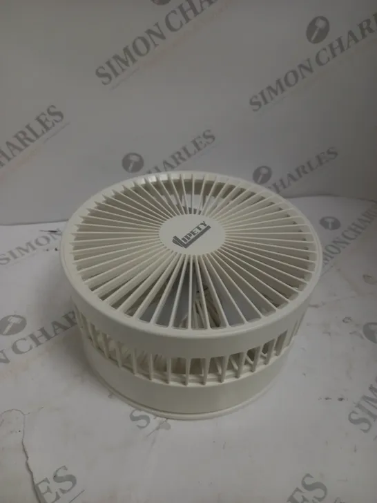 BOXED EXTENDABLE FOLDING FAN - IN WHITE