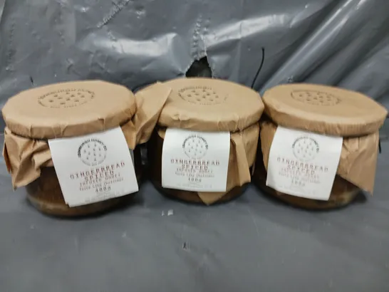 EDINBURGH HONEY CO HONEY SET (3 GINGERBREAD SPICED INFUSED HONEY (400g) - COLLECTION ONLY