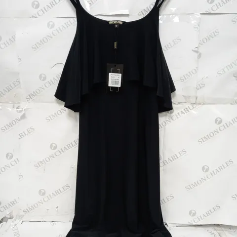 BIBA STRAPPY DRESS IN BLACK - MEDIUM