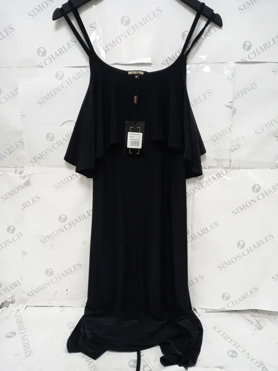 BIBA STRAPPY DRESS IN BLACK - MEDIUM