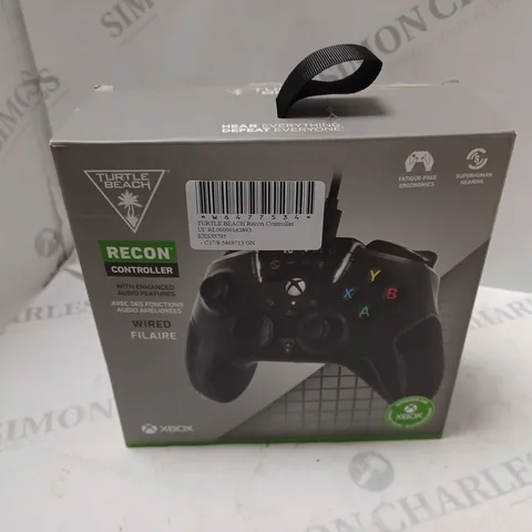 BOXED TURTLE BEACH RECON WIRED CONTROLLER