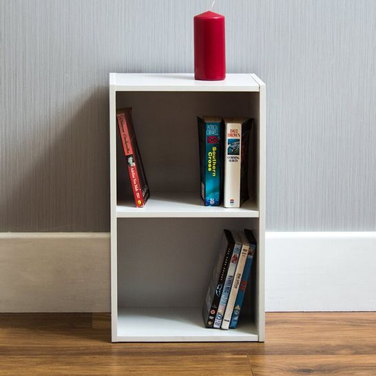 BOXED GARADI WHITE BOOKCASE