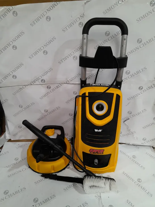 BOXED WOLF SUPER BLASTER PRESSURE WASHER YELLOW 