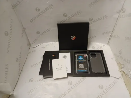 BOXED CLEAR PROTECTIVE CASE FOR IPHONE 13, WITH INSTRUCTIONS