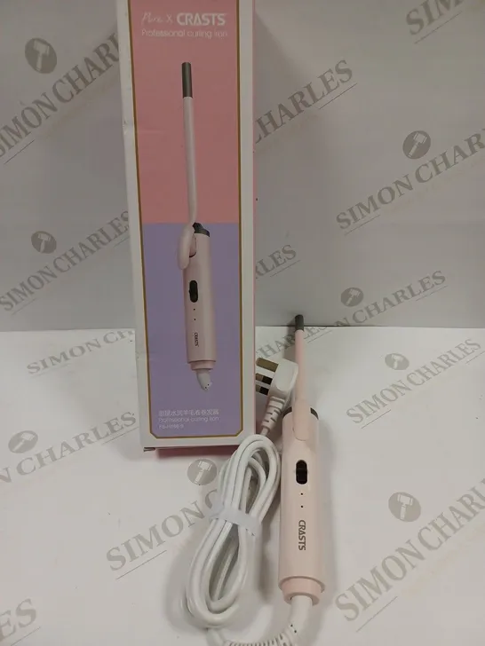 BOXED PURE X CRASTS PROFESSIONAL CURLING IRON 