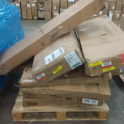 PALLET OF ASSORTED FLAT PACK FURNITURE ITEMS