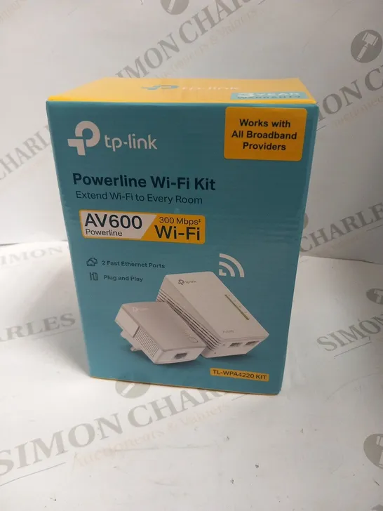 BOXED TP-LINK POWERLINE WI-FI KIT AV600 TL-WPA4220 KIT