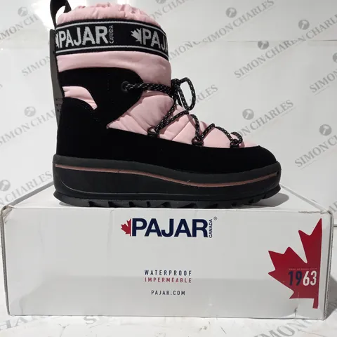 BOXED PAIR OF PAJAR GALAXY WATERPROOF BOOTS IN PINK EU SIZE 39