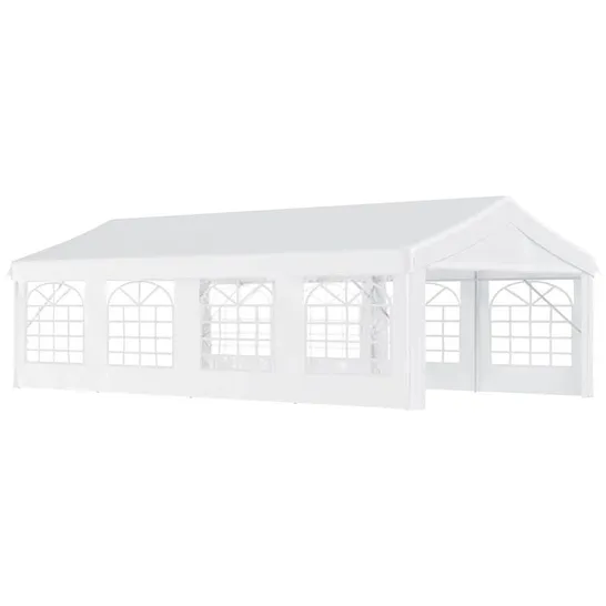 BOXED OUTSUNNY 8m X 4m GARDEN GAZEBO MARQUEE PARTY TENT (3 BOXES)