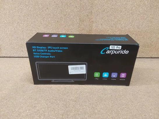 BOXED CARPURIDE 103PRO CARPLAY HD DISPLAY IPS TOUCH SCREEN VIDEO/AUDIO