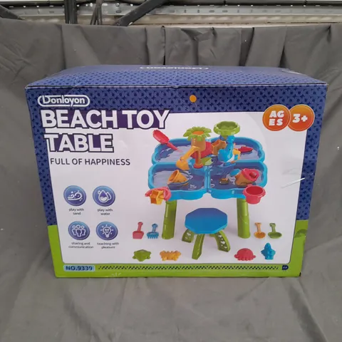 BOXED BEACH TOY TABLE - AGES 3+