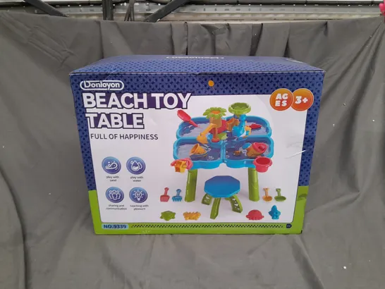 BOXED BEACH TOY TABLE - AGES 3+