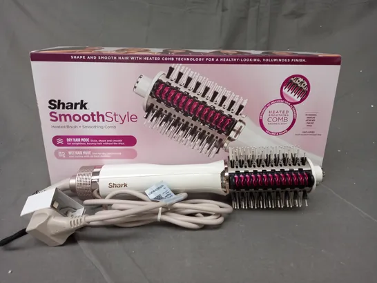 BOXED SHARK SMOOTHSTYLE HOT BRUSH & SMOOTHING COMB