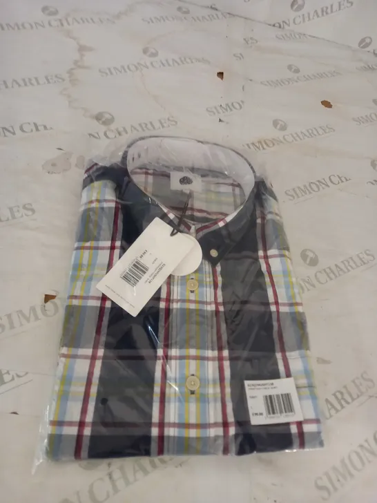 PRETTY GREEN STRATHAM CHECK SHIRT SIZE L 