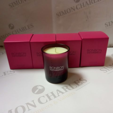 LOT OF 4 VIKTOR&ROLF BONBON BOUGIE PARFUMEE SCENTED CANDLE