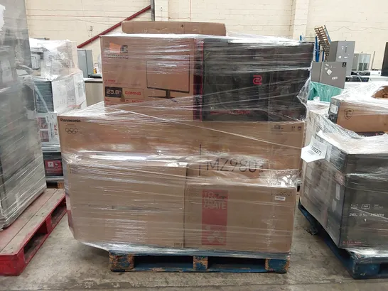 PALLET OF APPROXIMATELY 13 UNPROCESSED RAW RETURN MONITORS TO INCLUDE;