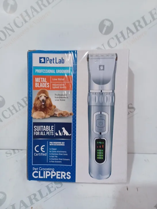 BOXED PET LAB PET GROOMING CLIPPERS