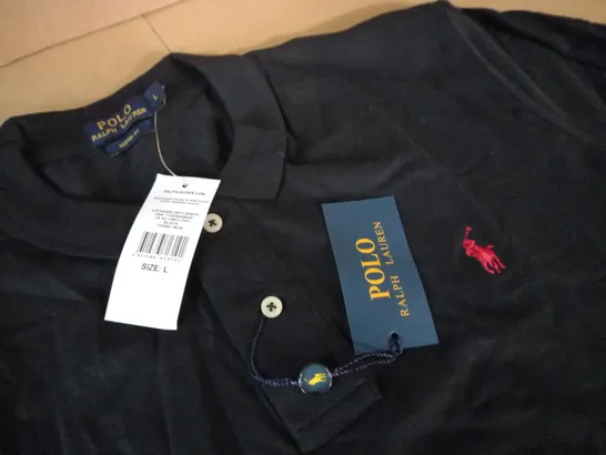 POLO RALPH LAUREN LONG SLEEVE POLO SHIRT - L