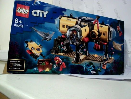 LEGO CITY 60265 OCEAN EXPLORATIN BASE