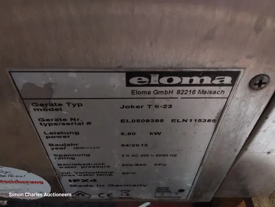 ELOMA JOKER T COMPACT ELECTRIC COMBI OVEN 