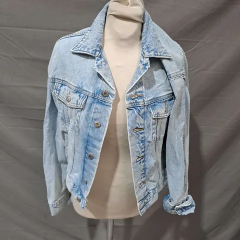 H&M & DENIM LIGHT DENIM JACKET - EUR SMALL