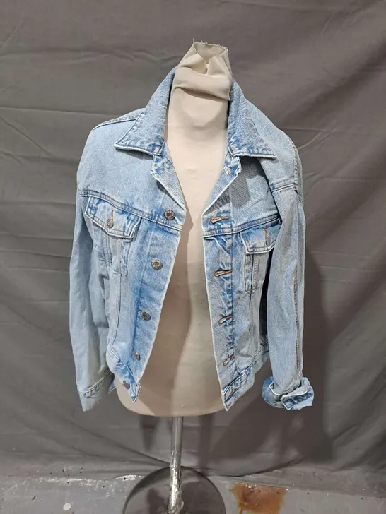 H&M & DENIM LIGHT DENIM JACKET - EUR SMALL