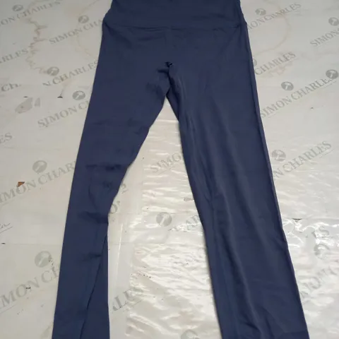 HUER STRECH LEGGINGS IN BLUE - LARGE