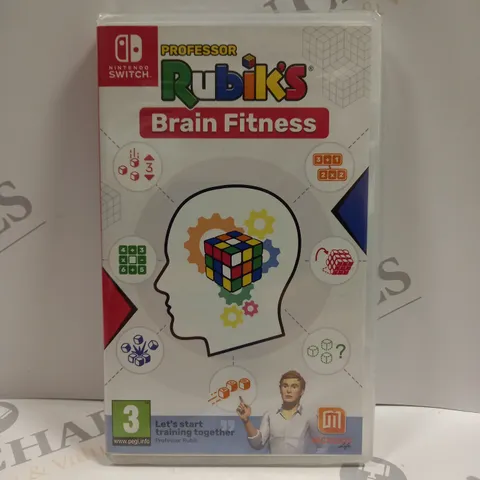 SEALED PROFESSOR RUBIK'S BRAIN FITNESS FOR NINTENDO SWITCH 