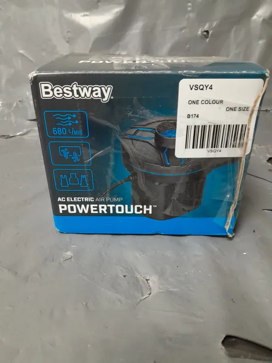 BESTWAY POWERTOUCH AC ELECTRIC AIR PUMP  RRP £20