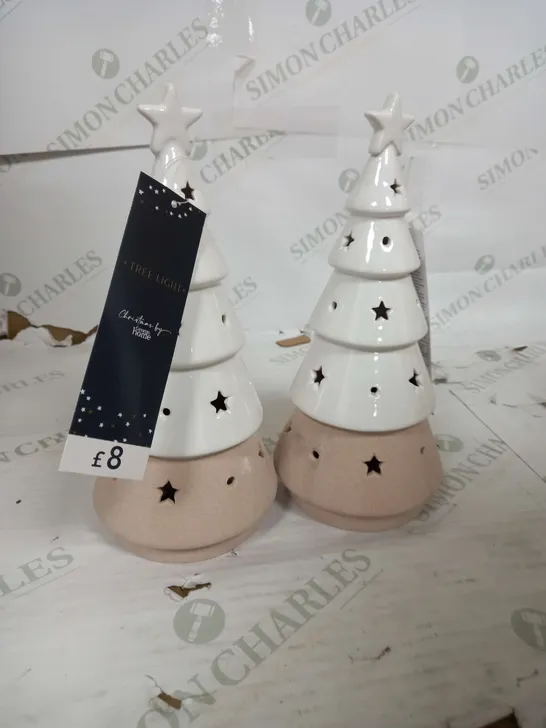 LOT OF 4 BRAND NEW PRE-LIT TREE LIGHTS