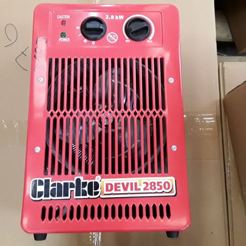 CLARKE DEVIL 2850 ELECTRIC FAN