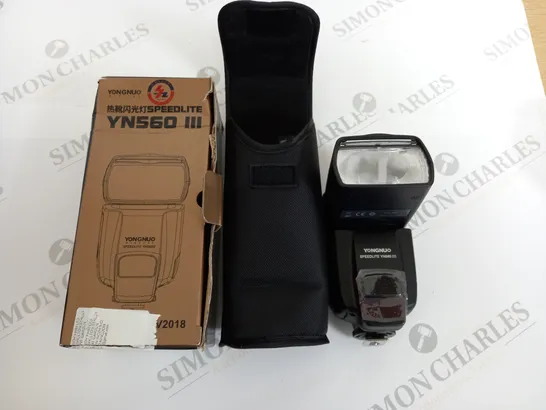 BOXED YONGUO SPEEDLITE YN560 3 CAMERA FLASH