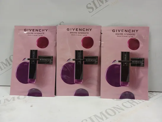 BOX OF APPROX 25 SEALED GIVENCHY ENCRE INTERDITE CARTE ECHANTILLION