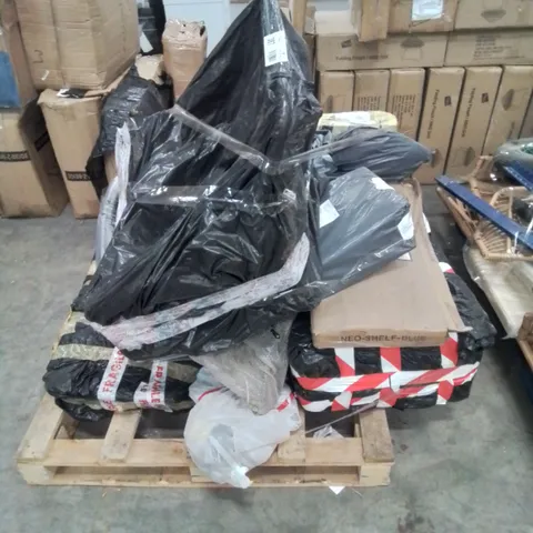 PALLET CONTAINING VARIOUS FURNITURE PARTS AND ACCESSORIES ETC.