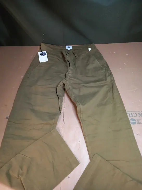 PRETTY GREEN KHAKI SLIM FIT CHINOS SIZE 30