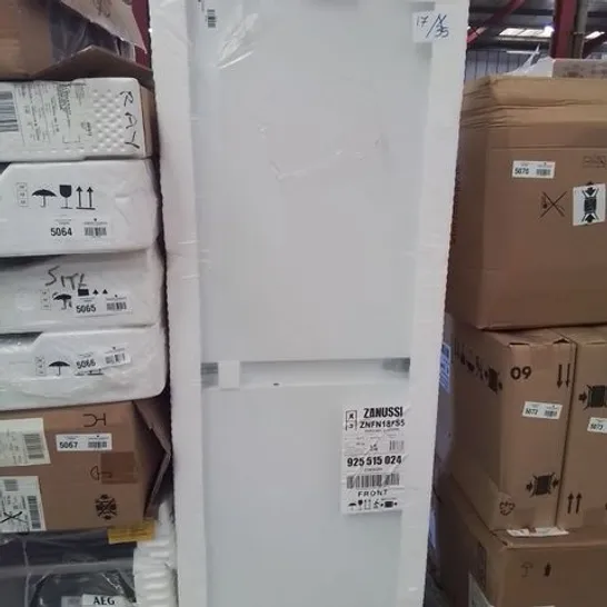 ZANUSSI INTEGRATED 50/50 FRIDGE FREEZER 267L Model ZNFN18FS5 RRP £542