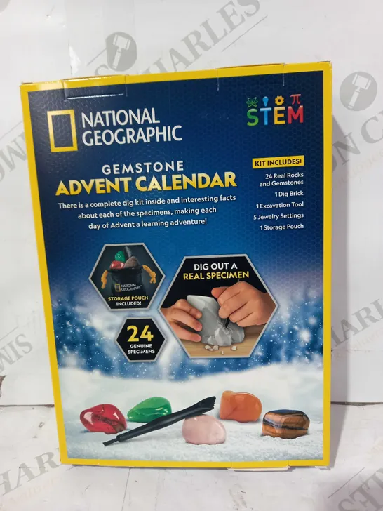 STEM NATIONAL GEOGRAPHIC GEMSTONE ADVENT CALENDAR