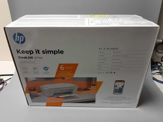 BOXED HP DESKJET 2710E PRINTER 