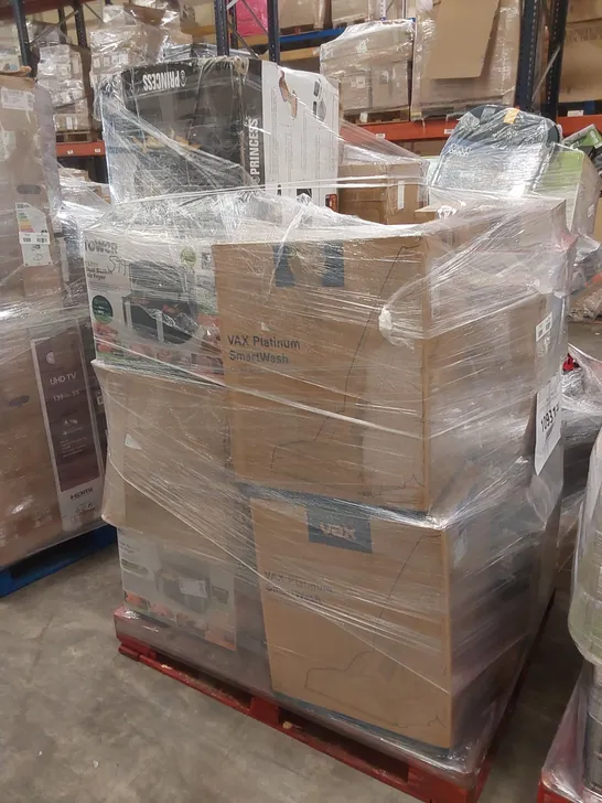 PALLET OF APPROXIMATELY 31 UNPROCESSED RAW RETURN HOUSEHOLD AND ELECTRICAL GOODS TO INCLUDE;