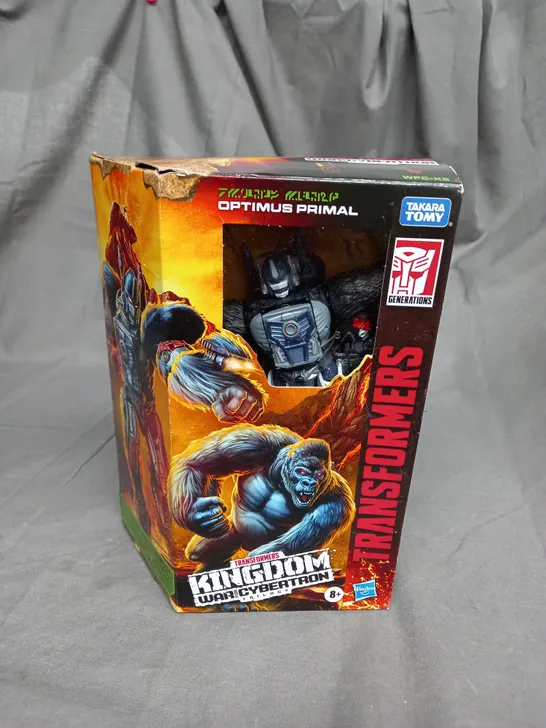 TRANSFORMERS OPTIMUS PRIMAL - KINGDOM WAR FOR CYBERTRON - AGES 8+