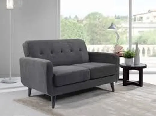 BOXED EVERYDAY OSLO FABRIC 2-SEATER SOFA - SLATE (1 BOX) - COLLECTION ONLY