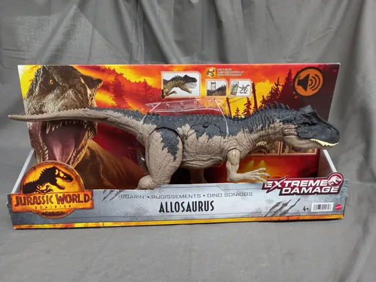 JURASSIC PARK - ALLOSAURUS FIGURE - EXTREME DAMAGE