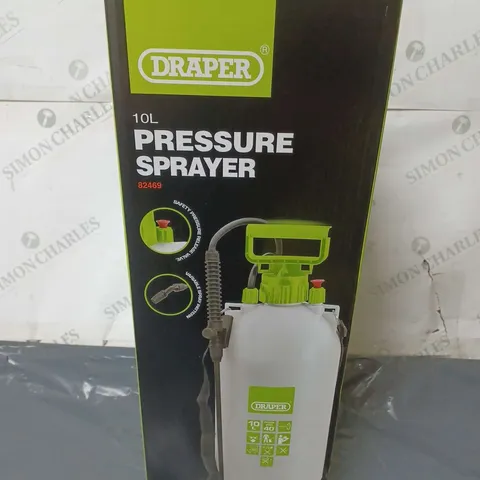 BOXED DRAPER 10L PRESSURE SPRAYER