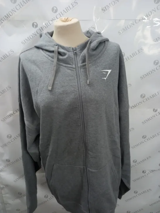 GYMSHARK ZIPPED JACKET SIZE L