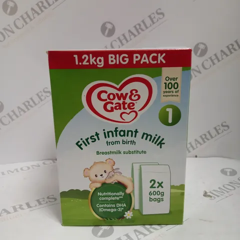 BOXED COW & GATE FIRST INFANT MILK BREASTMILK SUBSTITUTE - 1.2KG