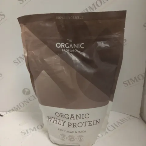 SEALED ORGANIC PROTEIN COMPANY WHEY PROTEIN - RAW CACAO & MACA - 1.2KG