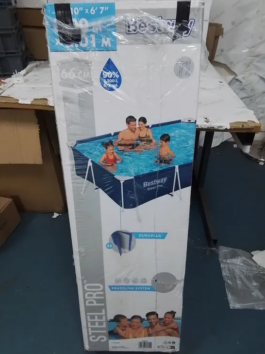 BOXED BESTWAY STEEL PRO 3X2M POOL