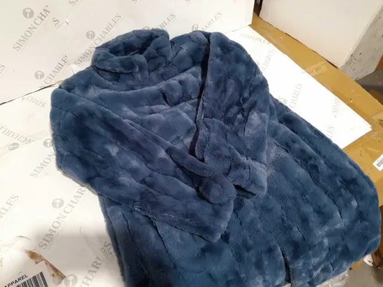 CENTIGRADE FAUX FUR COAT MIRAGE BLUE SIZE S