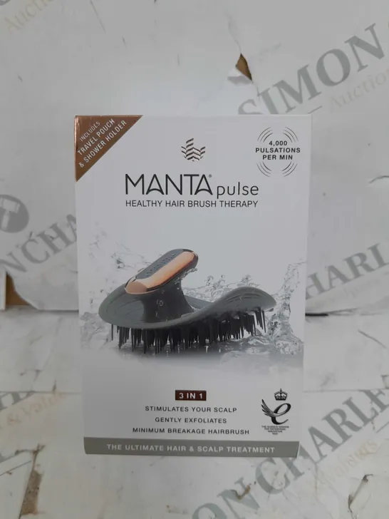 BOXED MANTA PULSE FLEXIBLE HAIRBRUSH